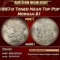 1887-o Morgan Dollar Toned Near Top Pop $1 ms66+ SEGS