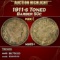 1911-s Barber Half Dollars Toned  50c ms65+ SEGS