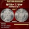 1878-p 7/8tf Morgan Dollar $1 Grades ms65+