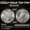1922-p Peace Dollar Near Top Pop $1 ms66+ SEGS
