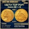 1927-p Gold Indian Quarter Eagle TOP POP! $2 1/2 ms66+ USCG
