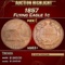 1857 Flying Eagle Cent 1c ms63+ SEGS
