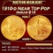 1910-d Gold Indian Eagle Near Top Pop $10 ms66+ SEGS