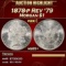1878-p Rev '79 Morgan Dollar $1 ms65+ SEGS