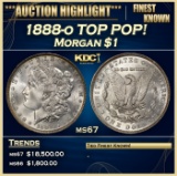 1888-o Morgan Dollar TOP POP! $1 ms67 SEGS