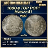 1880-s Morgan Dollar TOP POP! $1 ms69 SEGS
