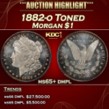 1882-o Morgan Dollar Toned $1 ms65+ dmpl SEGS