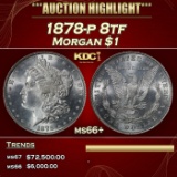1878-p 8tf Morgan Dollar $1 ms66+ SEGS