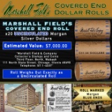 CCA- MARSHALL FIELDS RARE UNC BLUE Lvl 20 Coin Morgan Roll