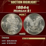 1884-s Morgan Dollar $1 ms62 USCG