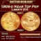 1906-d Gold Liberty Eagle Near Top Pop $10 ms66+ SEGS