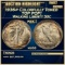 1936-p Walking Liberty Half Dollar Colorfully Toned TOP POP! 50c ms68 SEGS