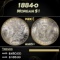 1884-o Morgan Dollar $1 Grades ms65+