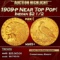1909-p Gold Indian Quarter Eagle Near Top Pop! $2 1/2 ms65+ SEGS