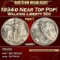 1934-d Walking Liberty Half Dollar Near Top Pop! 50c ms66+ SEGS