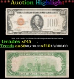 1928 $100 Gold Certificate FR-2405 Signatures Woods/Mellon Grades xf+