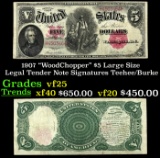 1907 $5 Large Size Legal Tender Note 