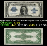 1923 $1 large size Silver Certificate Grades xf Signatures Speelman/White