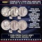 Complete 4 Coin 1945 Mercury Dime Set P, D, S & Rare Micro 'S'