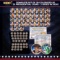 Complete Set of 39 Colorized US $1 Presidential Coins - 2-Sided w/ Box! Other Toy