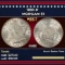 1891-p Morgan Dollar $1 Grades ms62