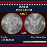 1889-o Morgan Dollar $1 ms65 USCG