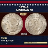 1879-s Morgan Dollar $1 Grades ms65