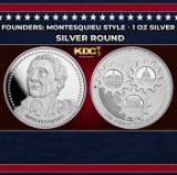 Founders: Montesquieu Style - 1 oz Silver Round Round
