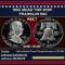 1955 Proof Franklin Half Dollar NEar Top Pop! 50c pr68+ DCAM SEGS