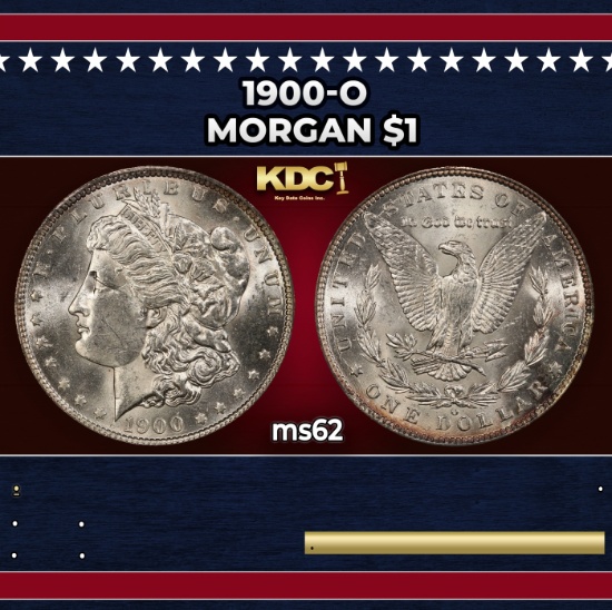 1900-o Morgan Dollar $1 Grades ms62