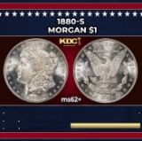 1880-s Morgan Dollar $1 Grades ms62+