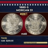 1880-s Morgan Dollar $1 Grades ms65
