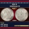 1921-p Morgan Dollar $1 Grades ms64+