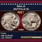 1934-d Buffalo Nickel 5c ms65+ SEGS