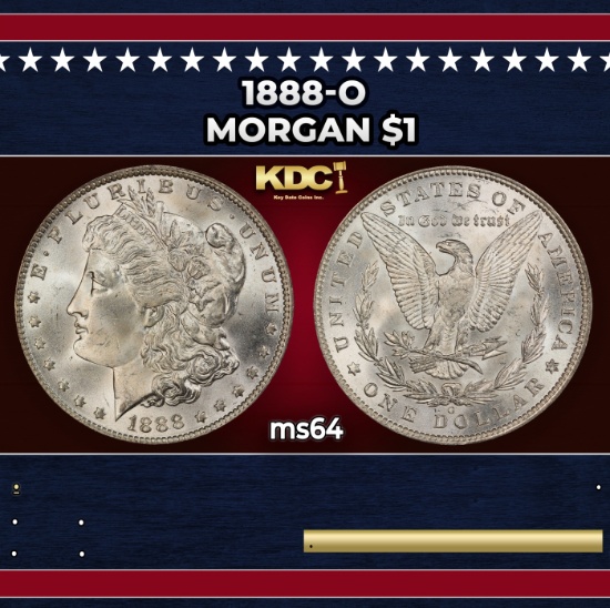 1888-o Morgan Dollar $1 Grades ms64