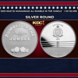 2023 Niue $2 Muhammad Ali Rumble in the Jungle Coin - 1 oz Silver Round Round