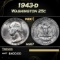 1943-d Washington Quarter 25c Grades ms67