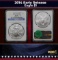 NGC 2014 Silver Eagle Dollar Early Release $1 ms70 NGC