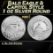 Bald Eagle & Capitol Style - 1 oz Silver Round Round