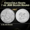 Coca-Cola Santa 1 oz .999 Silver Round Round