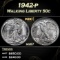 1942-p Walking Liberty Half Dollar 50c ms67 SEGS