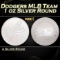 Dodgers MLB Team - 1 oz Silver Round Round