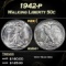 1942-p Walking Liberty Half Dollar 50c Grades ms64+