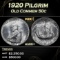 1920 Pilgrim Old Commem Half Dollar 50c ms66+ SEGS