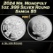 2024 Mr. Monopoly 1oz .999 Silver Round Samoa Round
