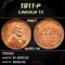 1911-p Lincoln Cent 1c ms65+ rd SEGS