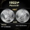 1922-p Peace Dollar $1 Grades ms65