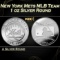 New York Mets MLB Team - 1 oz Silver Round Round