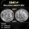 1941-p Walking Liberty Half Dollar 50c ms66+ SEGS
