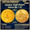 1910-p Gold Indian Quarter Eagle TOP POP! $2 1/2 ms66+ USCG